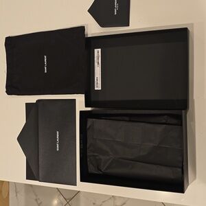 Saint Laurent Box Sized 9” W X 6.5” L